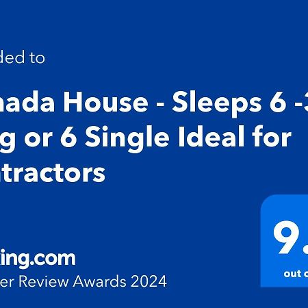 Canada House - Sleeps 6 -3 King Or 6 Single Ideal For Contractors Warrington Extérieur photo